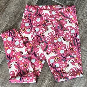 Wonder‎ Nation 7/8 Pink Unicorn Rainbow Leggings